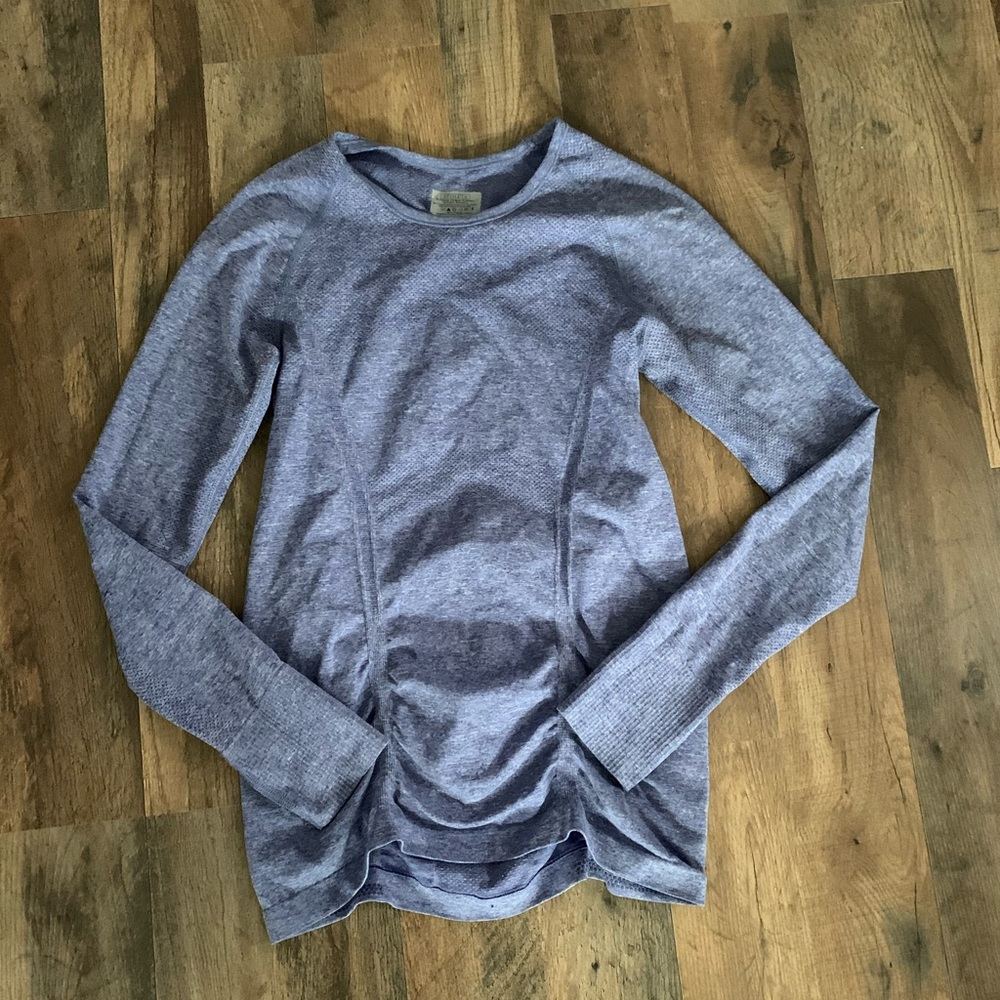 Athleta Long-sleeved Shirt (purplish-grey)